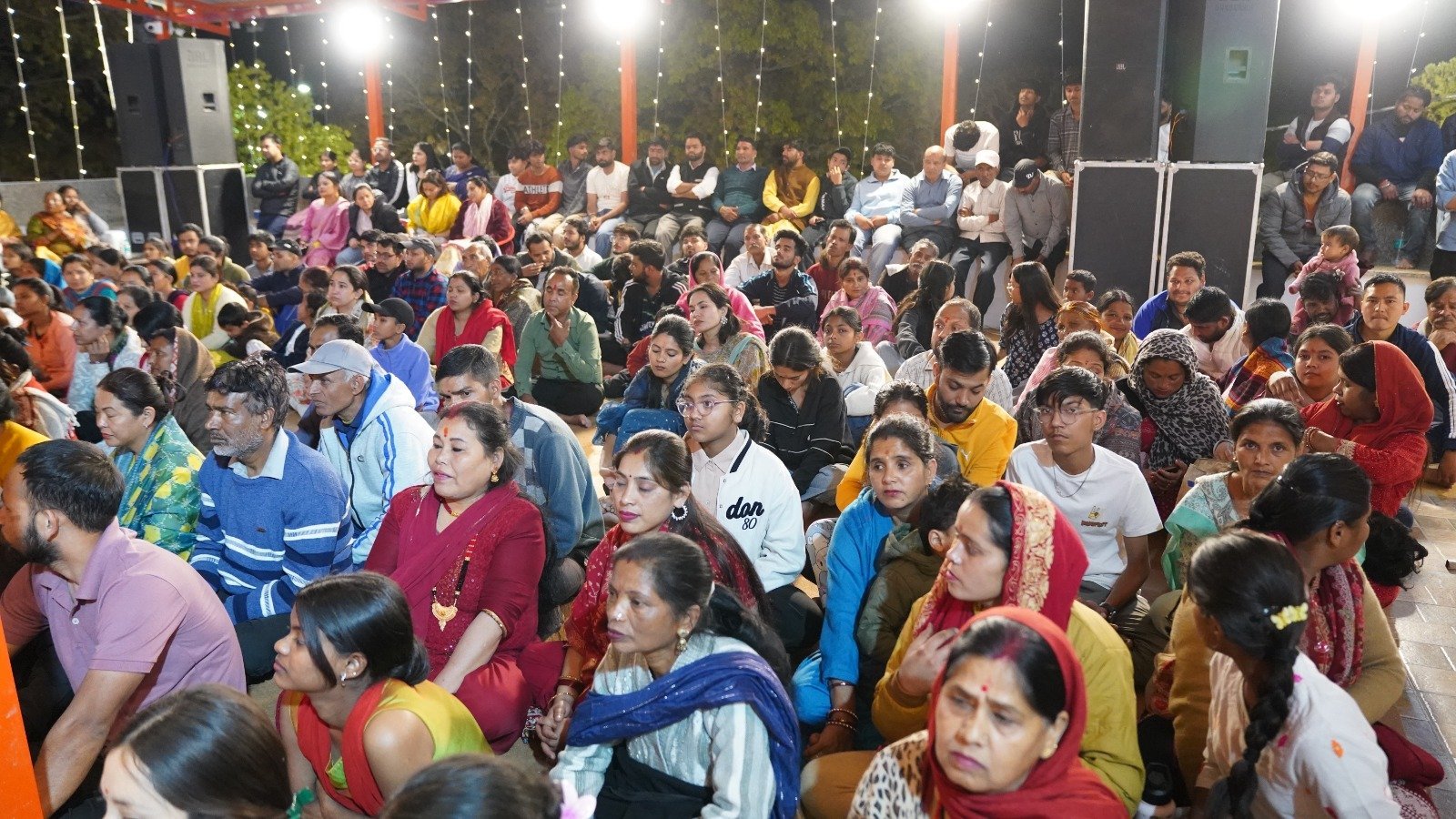 प्राचीन माँ अम्बिका देवी मंदिर राजपुर में माता के भजनों और जागर पर झूमे भक्तगण